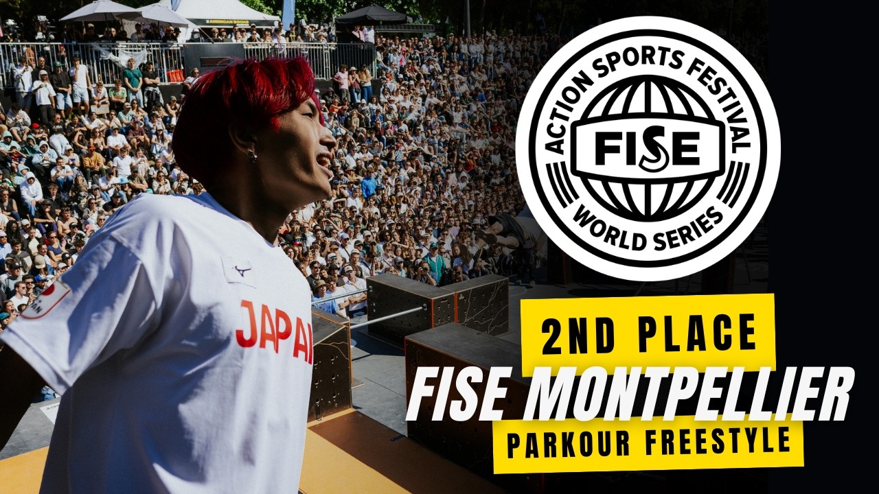 Каито Онуки &mdash; 2-е место &mdash; Финал Кубка мира по паркуру и фристайлу &mdash; FISE MONTPELLIER 2026