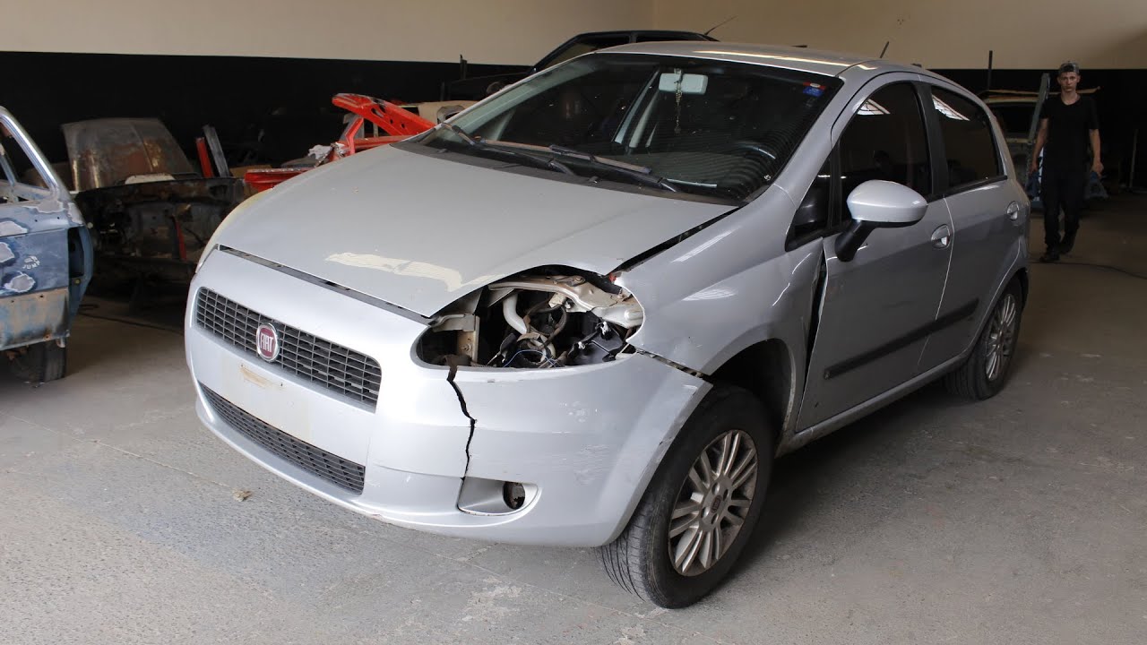 FIAT PUNTO - 2011 - Batidinha de Frente - Um Serviço Fácil pra Desestressar!!!