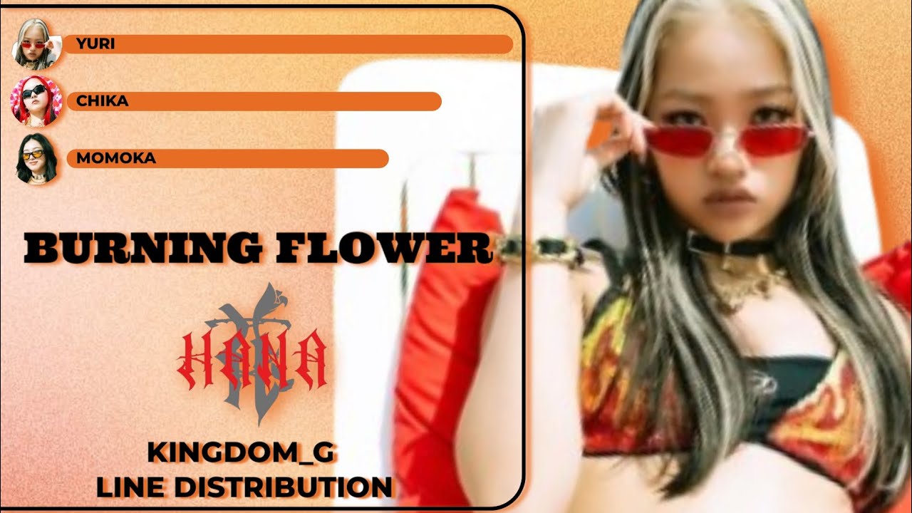 [HANA] - Burning Flower《 Line Distribution 》