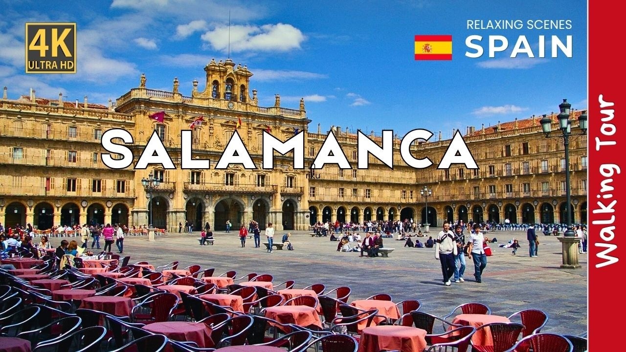 Salamanca, España 🇪🇸 | Walking Tour en 4K | Ciudad Patrimonio de la Humanidad