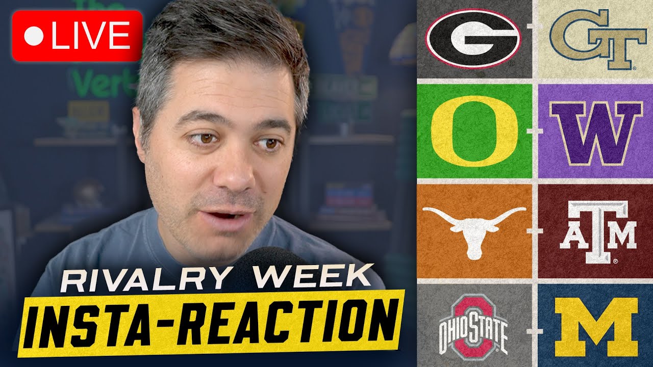 RIVALRY WEEK REACTIONS: Texas A&M Goes Down, Iron Bowl Madness, Ohio State Finally Beats Michigan