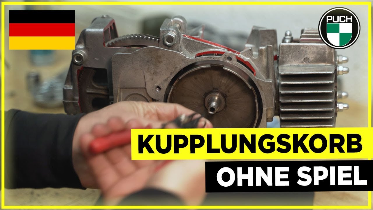 SPIEL ist kein Spielchen! 👀 Kupplungskorb montieren Puch 🤩 Deutsche Version