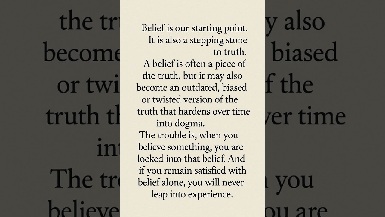 When Belief Becomes a Trap