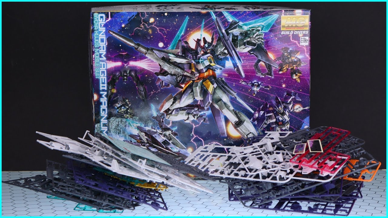 MG 1/100 Gundam AGEII Magnum - MECHA GAIKOTSU Unboxing