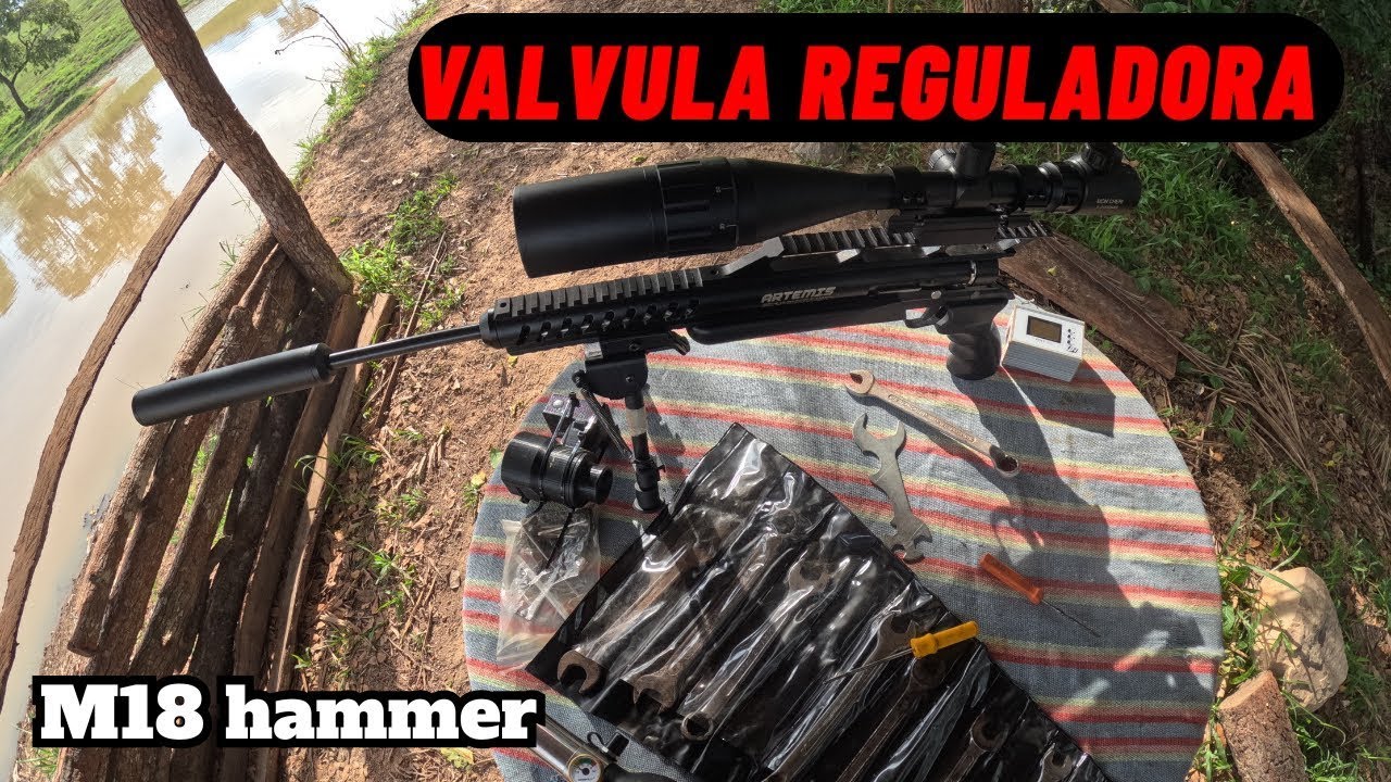 M18 hameer desmontando a válvula reguladora