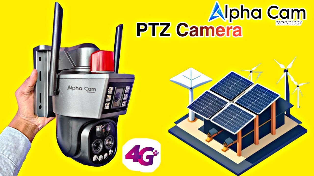 India's first 4G with PTZ control Alpha Cam 5mp |wireless security