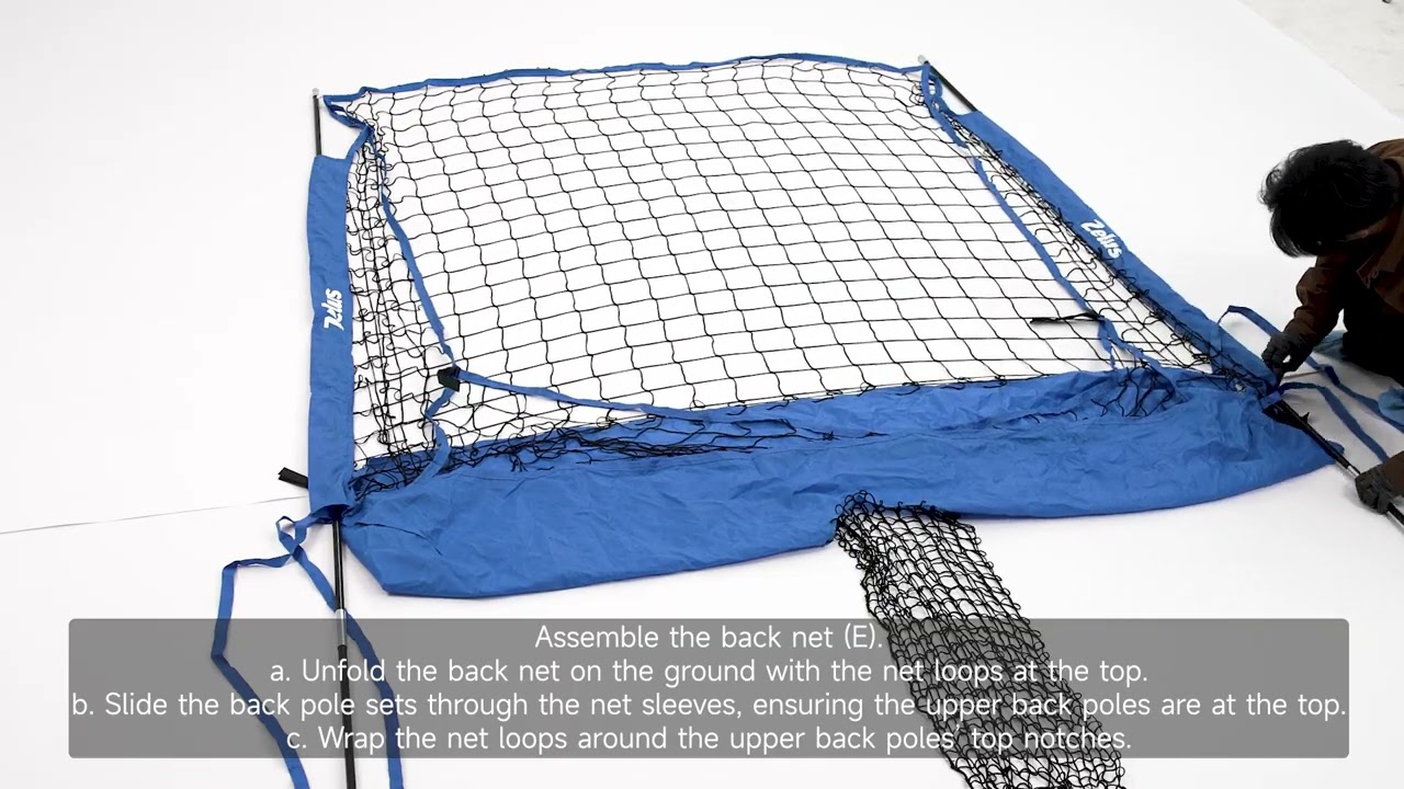 ZELUS Volleyball Training Net &ndash; Quick and Easy Setup#zelus #zelusfitness #volleyballtraining