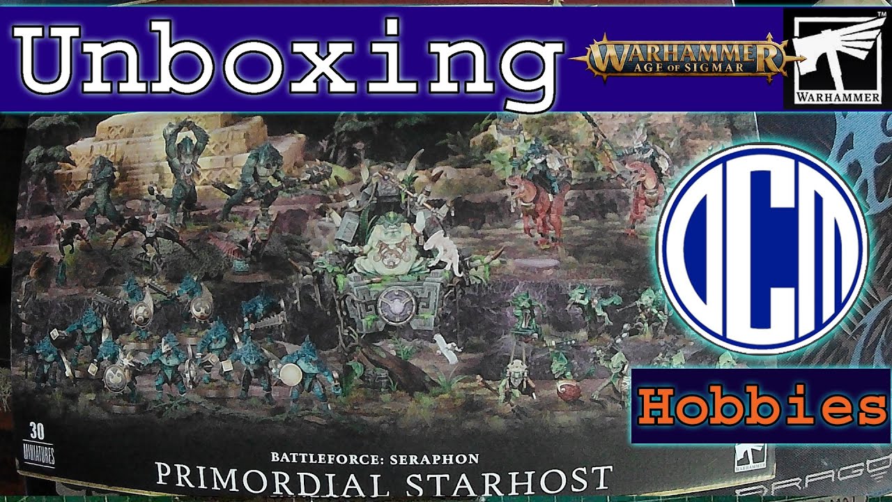 Seraphon [Primordial Starhost] Warhammer Age of Sigmar BATTLEFORCE Unboxing | OCM Hobbies