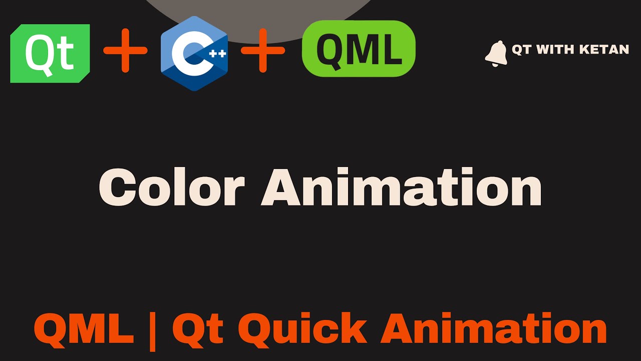Qt QML Tutorial | Color Animation | QML Animations | Qt QML Application | Qt QML Full Course