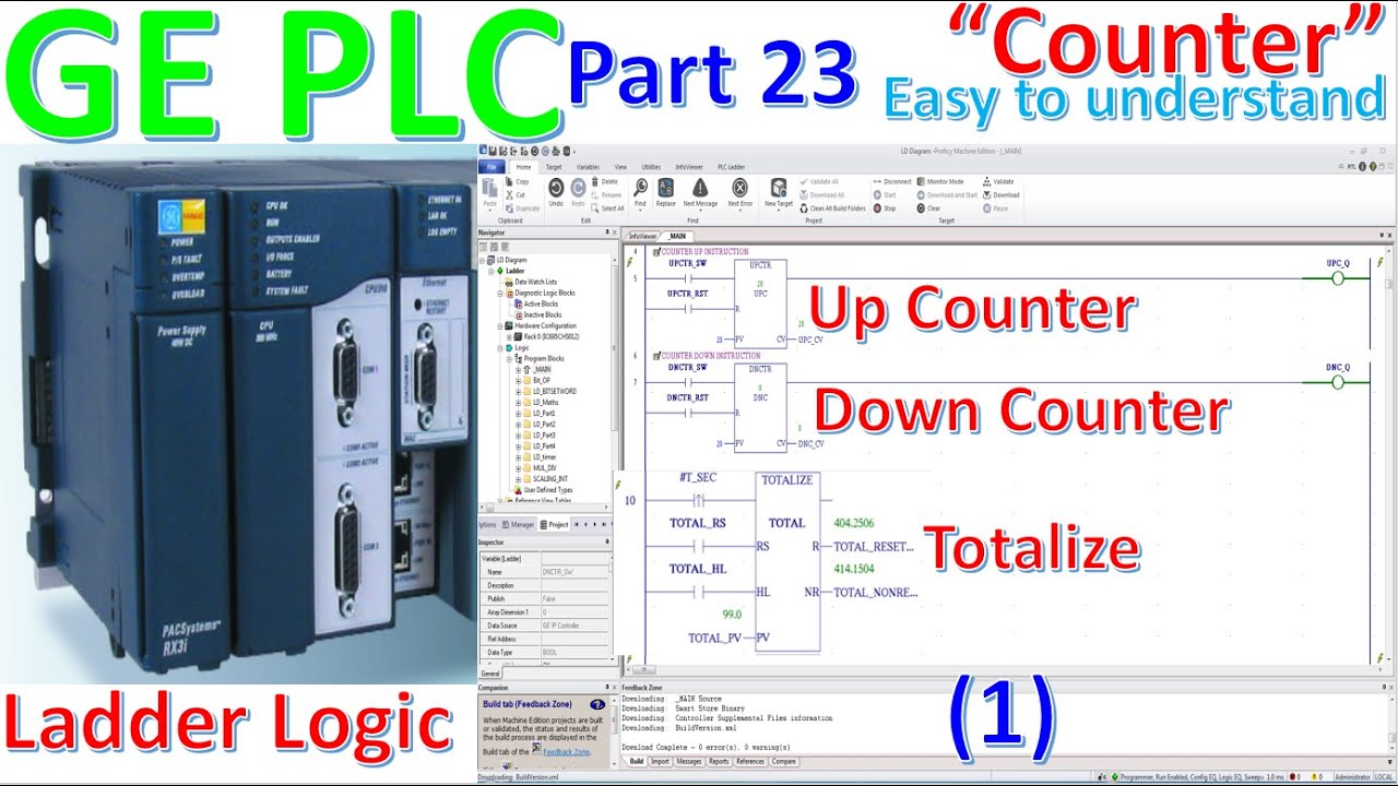 Proficy Machine Edition software connect with PLC GE 