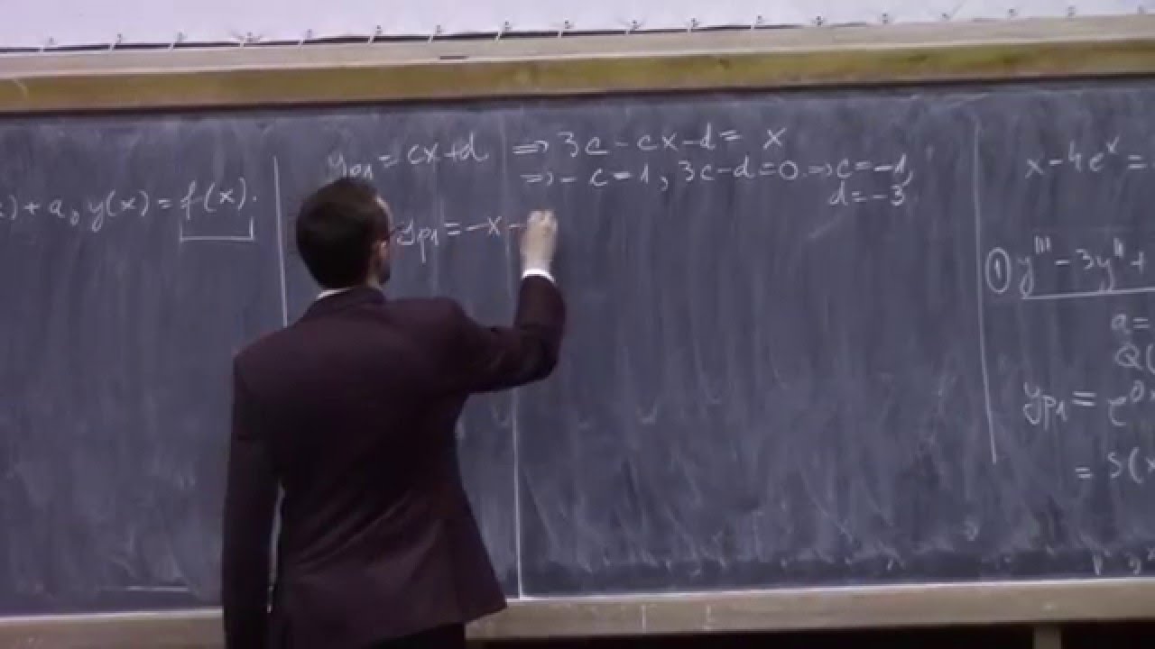 Ecuații lin cu coeficienți constanți, Alexandru Negrescu, Universitatea Politehnica din București