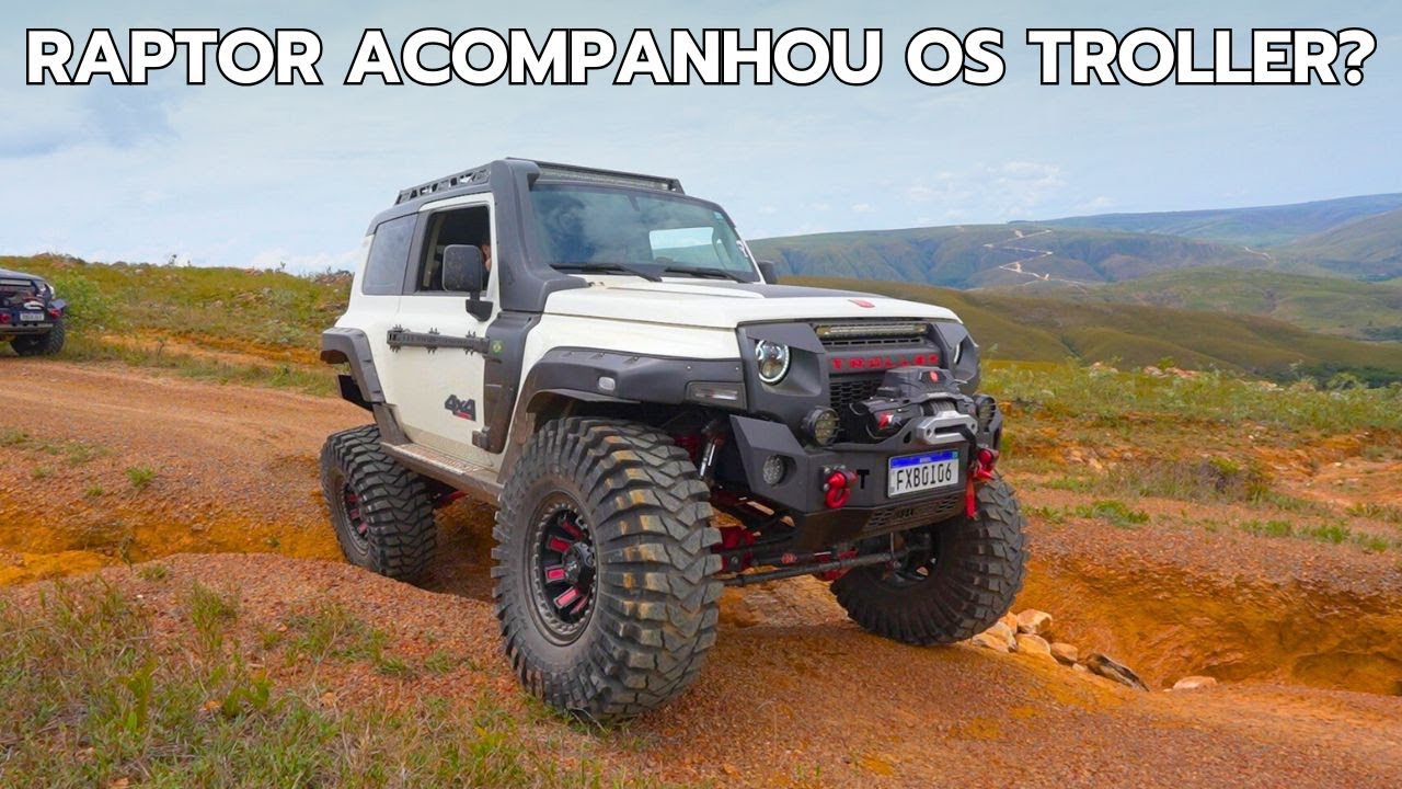 Apareceu uma Ranger RAPTOR na trilha OFF ROAD, será que ACOMPANHOU os TROLLER?