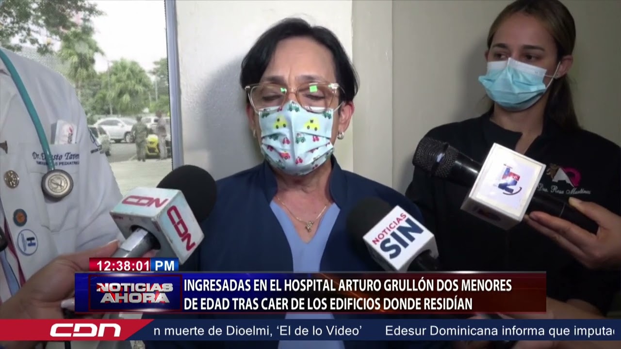 Ingresan en el Hospital Arturo Grullón dos menores de edad tras caer de los edificios donde residían