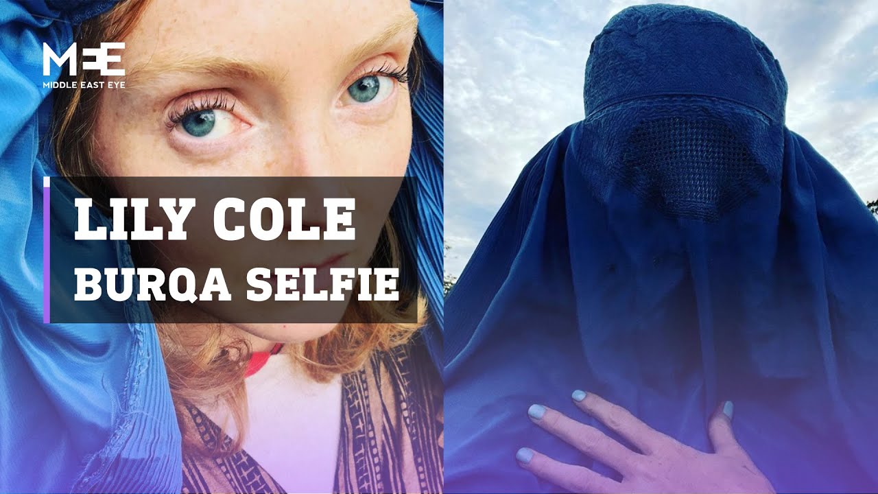 Model Lily Cole sparks anger with burqa selfie