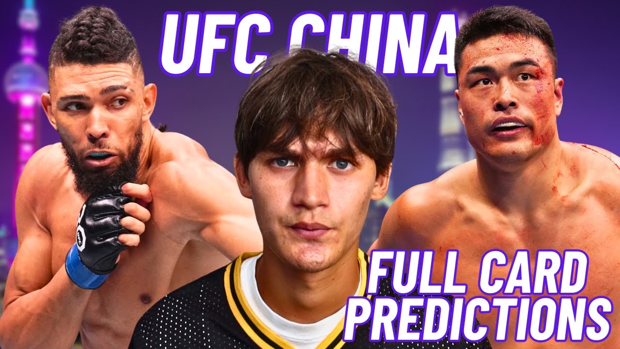 UFC Fight Night Walker vs. Zhang Full Card Predictions!