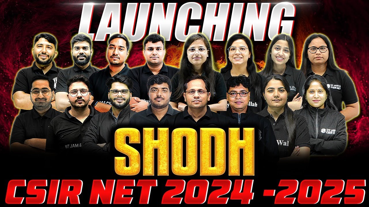 🚀 Launching SHODH: Get Ready for CSIR NET 2024-2025 with PW | Exclusive Launch Event