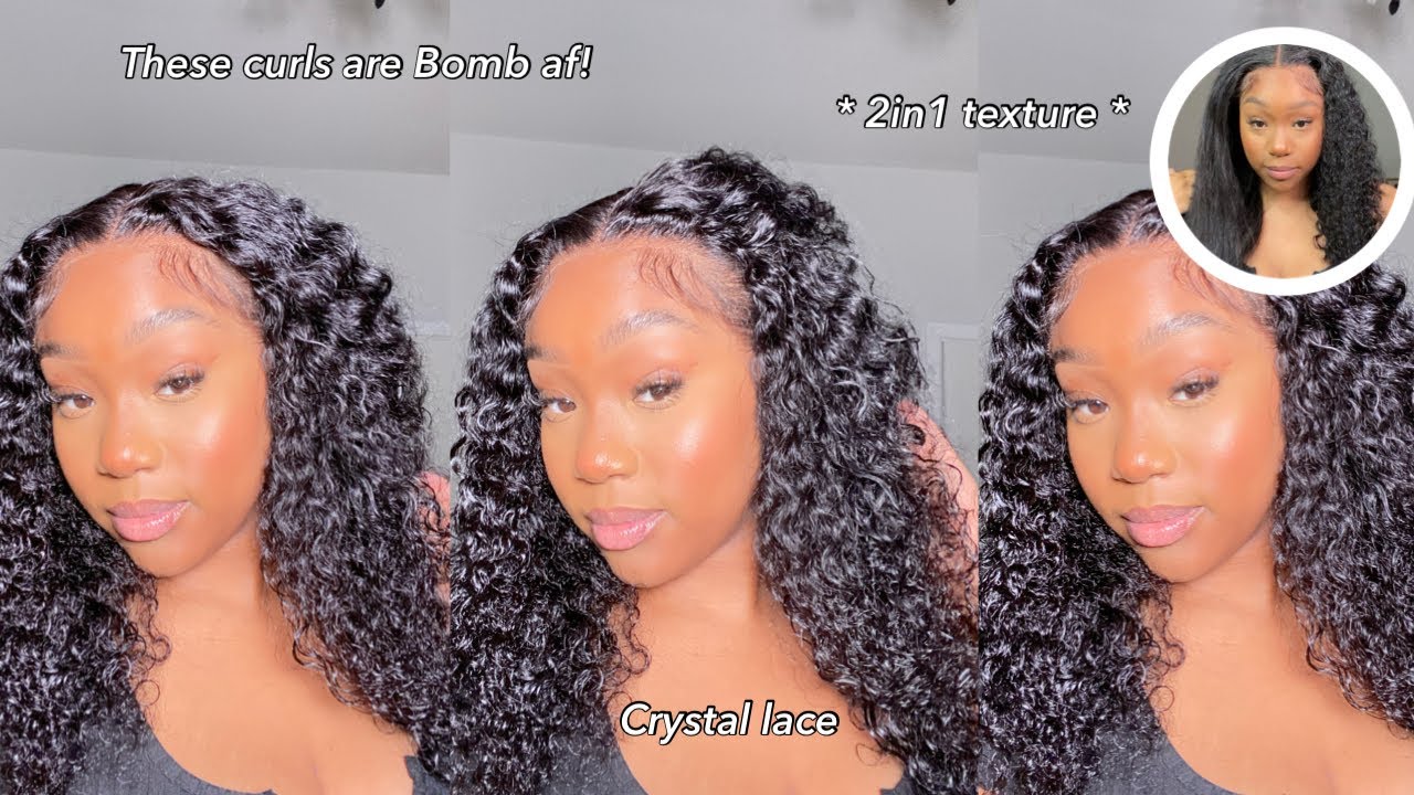 NEW CRYSTAL LACE! Skin Melted GROWN HAIRLINE | PRE CUSTOMISED! | 2IN1 Wet + Straight ft. GeniusWigs