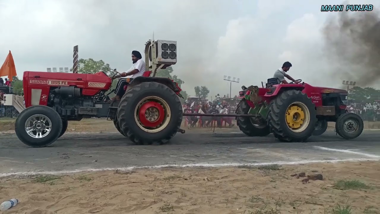 SWARAJ 855 vs ARJUN 605 TOCHAN MUKABLA KAKRA SUNGRUR ਝੋਟਿਆਂ ਦੀ ਟੱਕਰ #maanipunjab