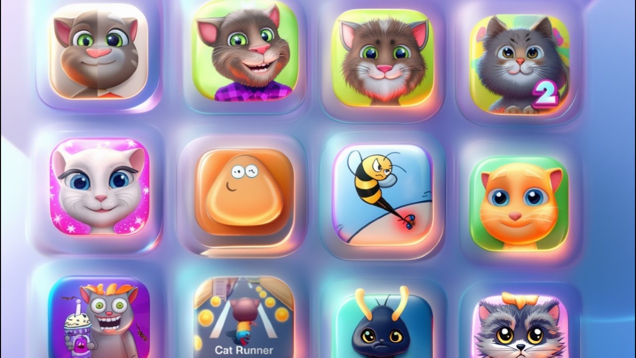 Talking Tom, My Cat, Talking Ben - Amazing Adventures! 🎮✨