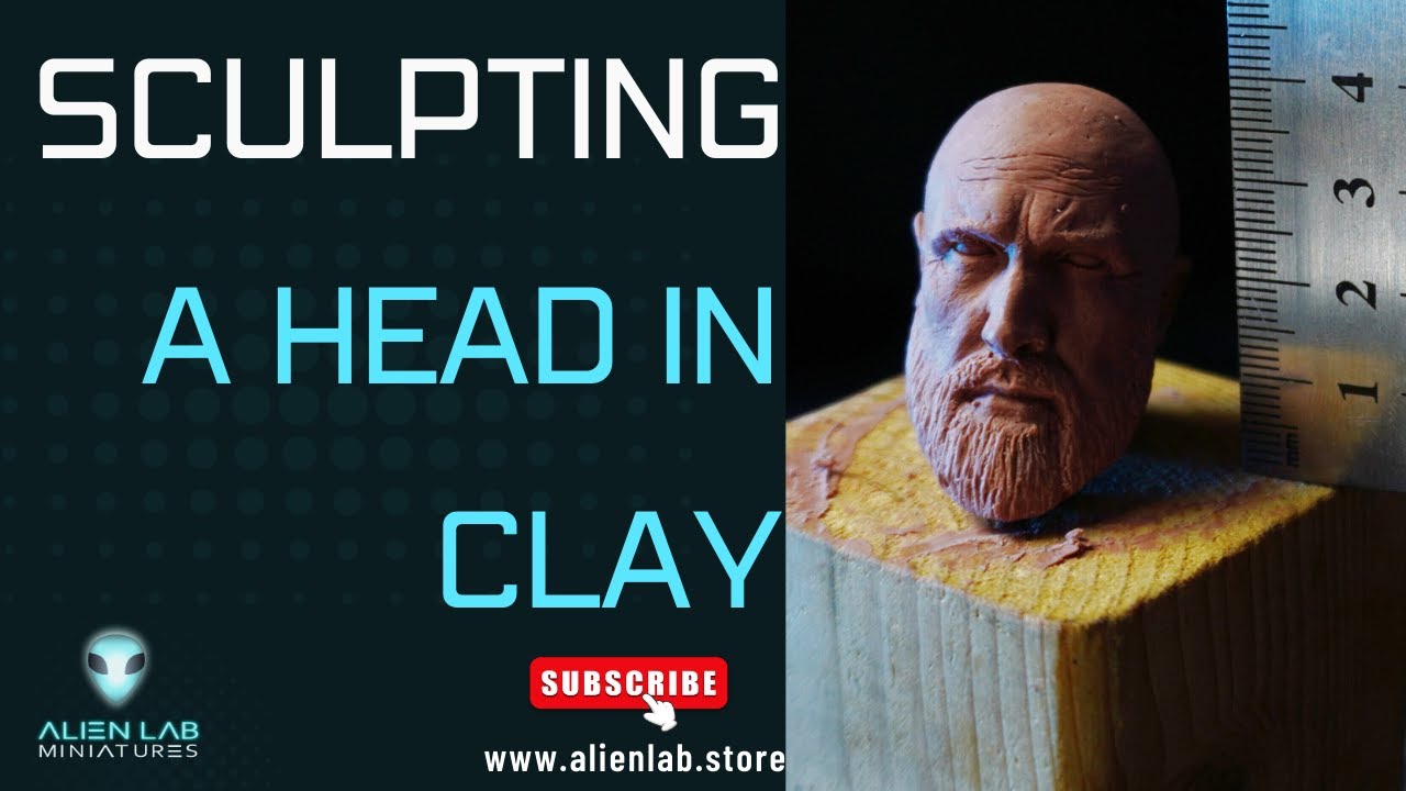 Sculpting a Head in Clay: Polymer Clay Timelapse Tutorial NSP
