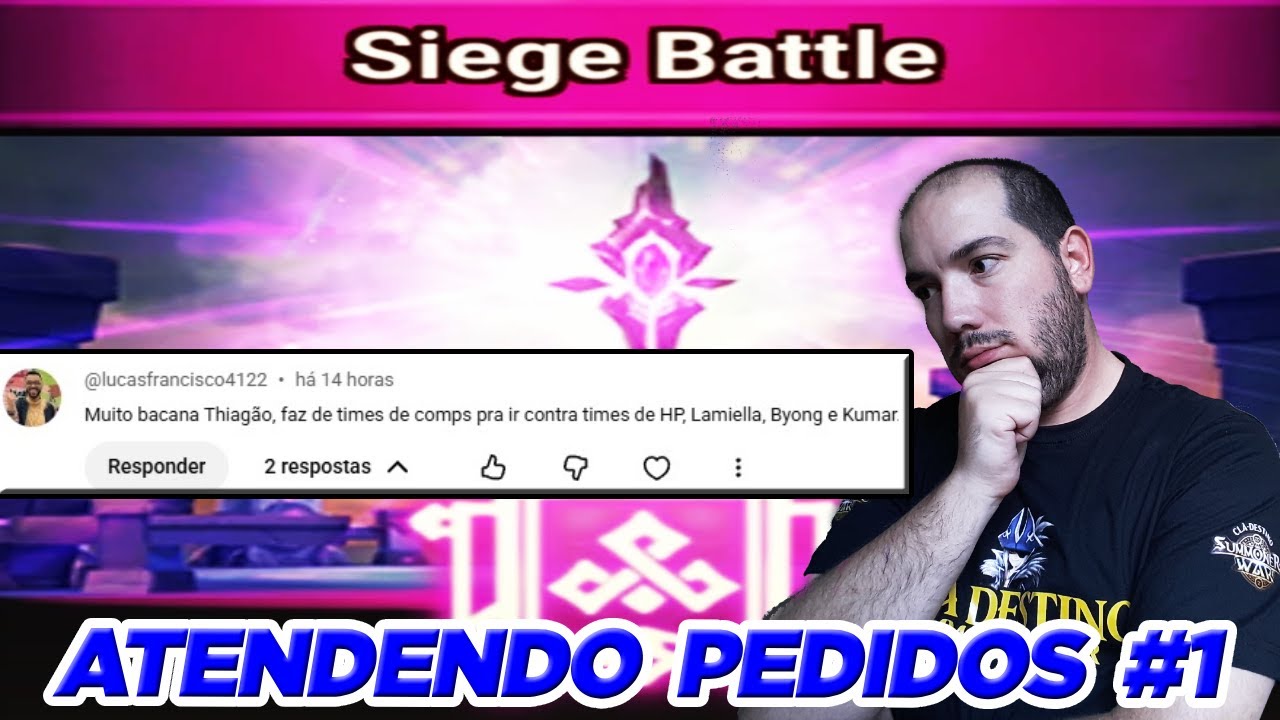 ATENDENDO PEDIDOS #01no Summoners War |By: Clã Destino