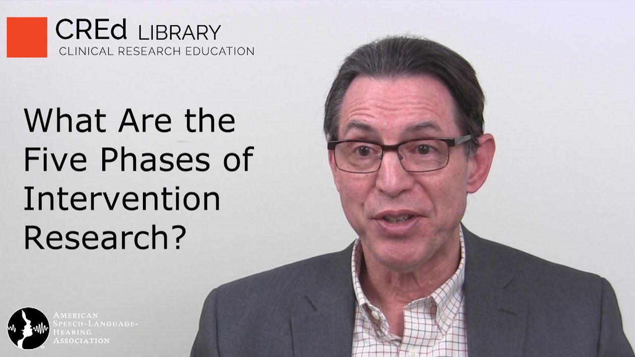 A Five-Phase Model of Intervention Research: Marc Fey