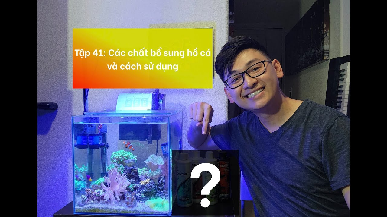 Tập 41: Các chất bổ sung hồ cá và cách sử dụng