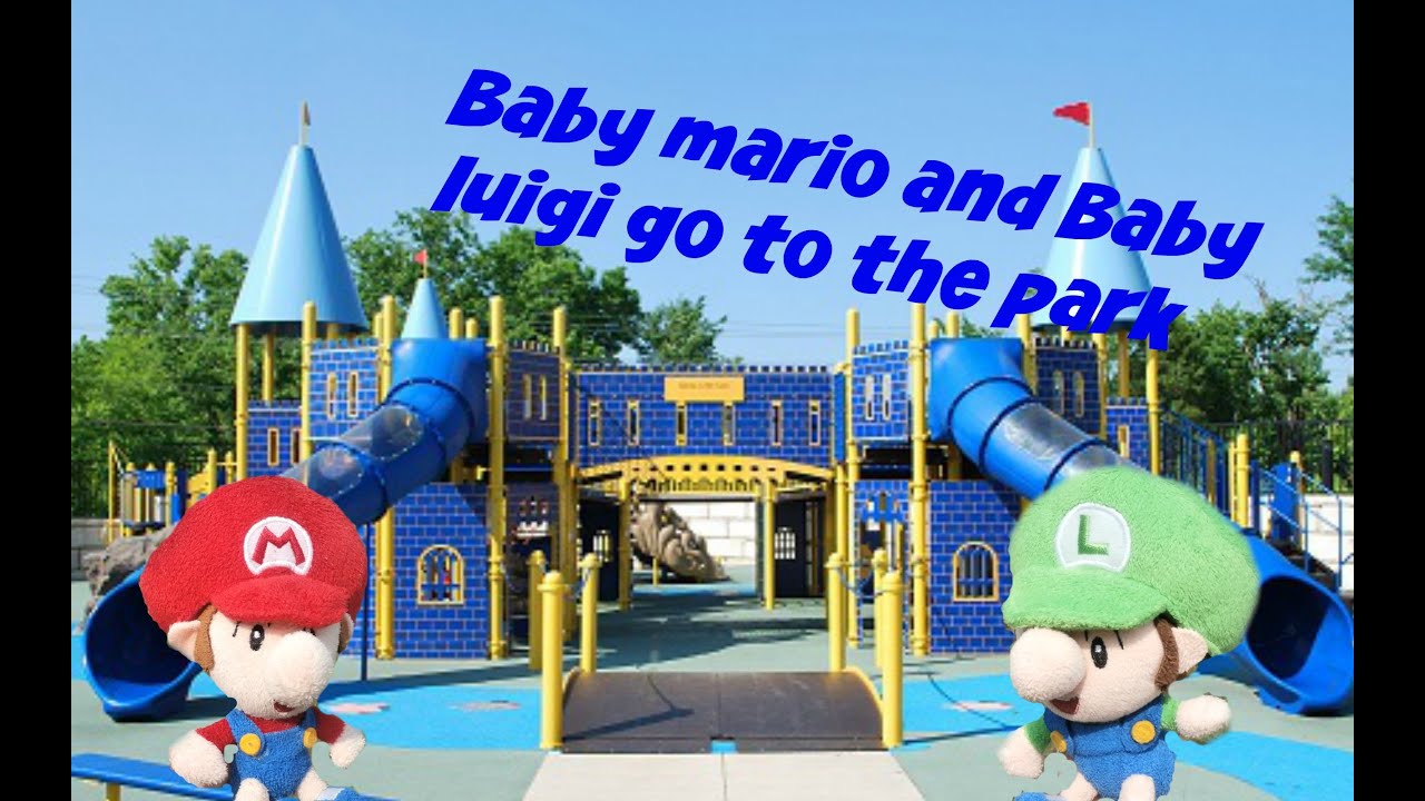 Baby Mario and Baby Luigi go to The Park - Super Mario Richie
