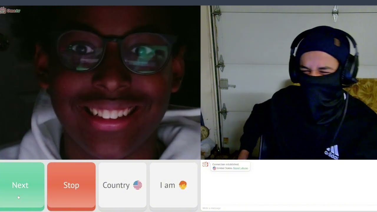 MY FIRST TIME ON OMEGLE....