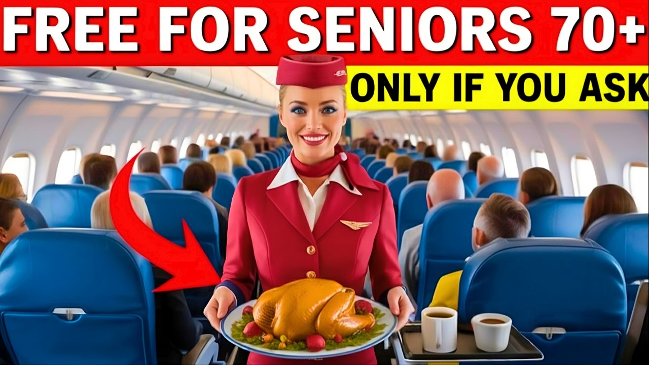 25 FREE Things Senior Travellers (70+) Should ALWAYS Ask For On a Flight