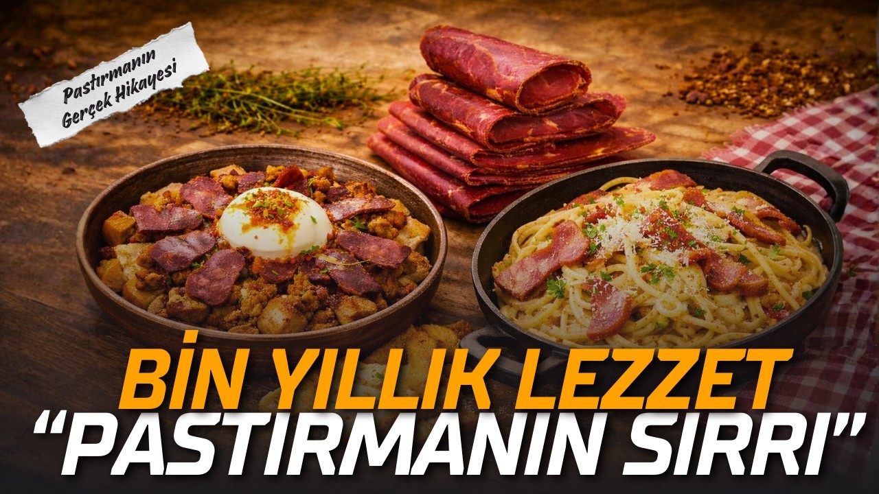 Pastırmanın 1000 Yıllık Hikâyesi | Tokat Usulü Pastırmalı Trit ve Modern Pastırmalı Carbonara