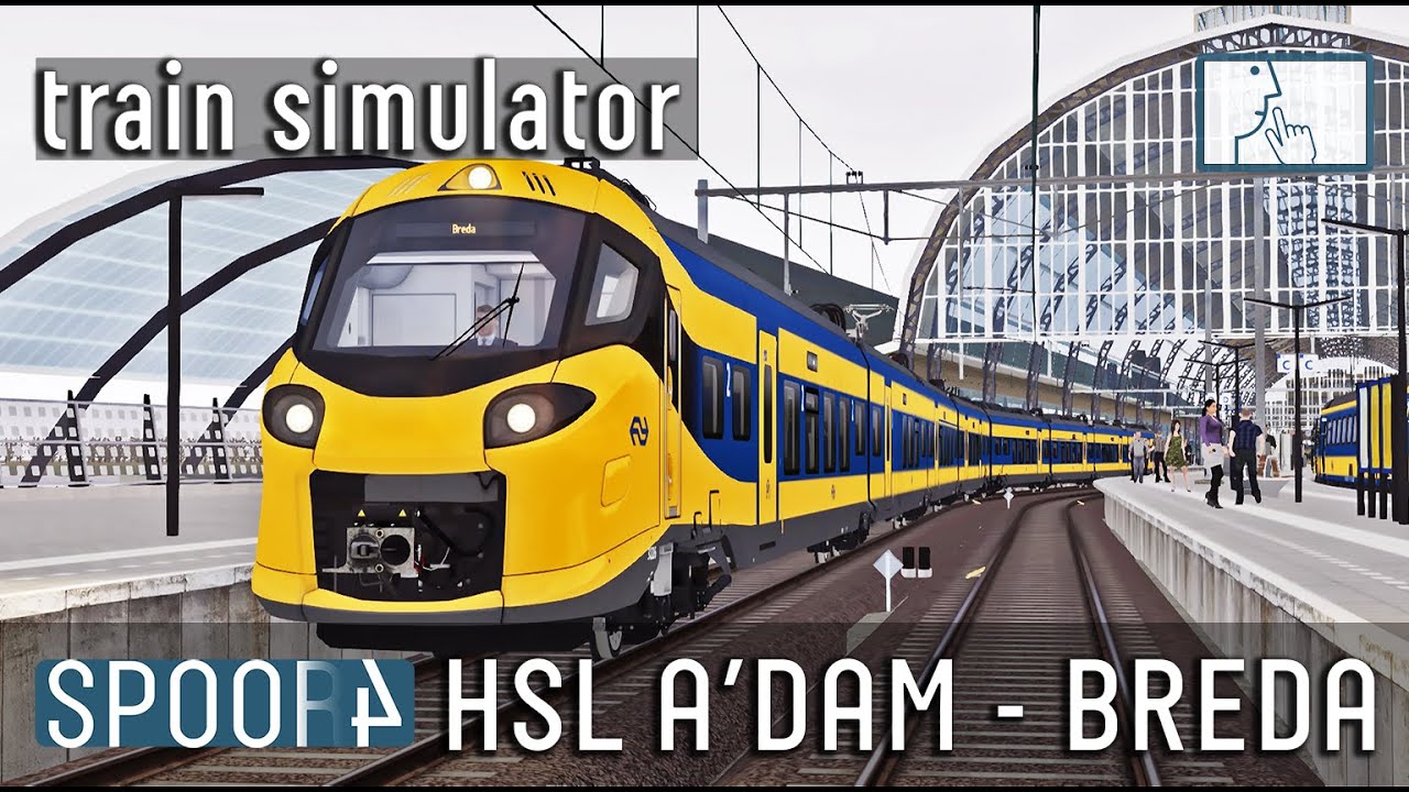 Train Simulator: Amsterdam Centraal - Breda with NS ICNG