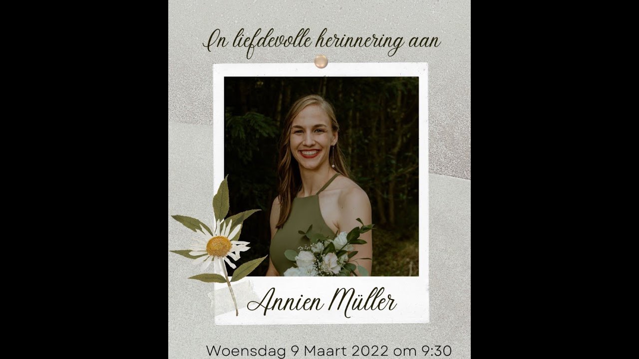 Troosdiens:  Annien Müller