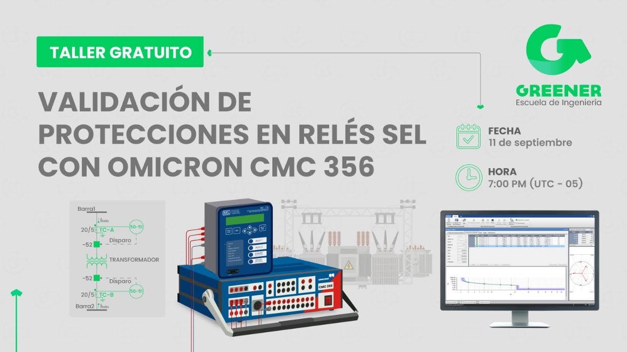 Validación de Protecciones en Relés SEL con OMICRON CMC356