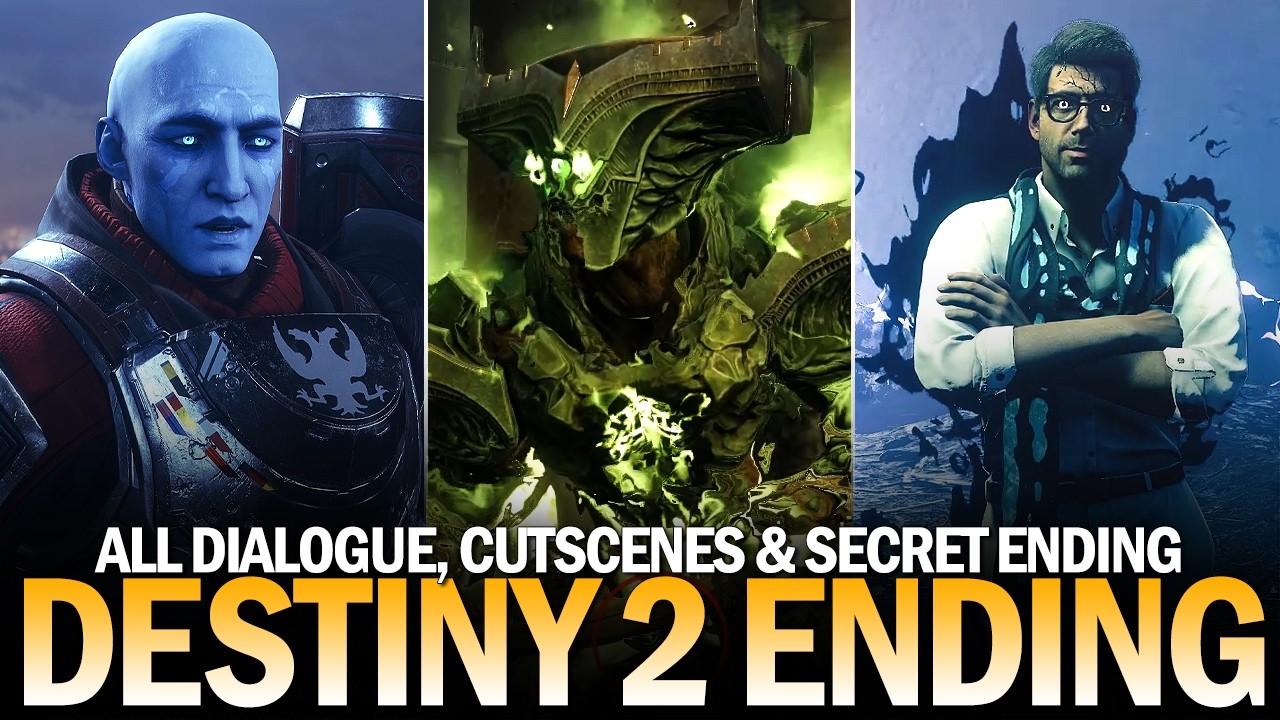 Destiny 2 Ending - All Dialogue, Cutscenes & Secret Ending Cinematics (Full Story, No Commentary)