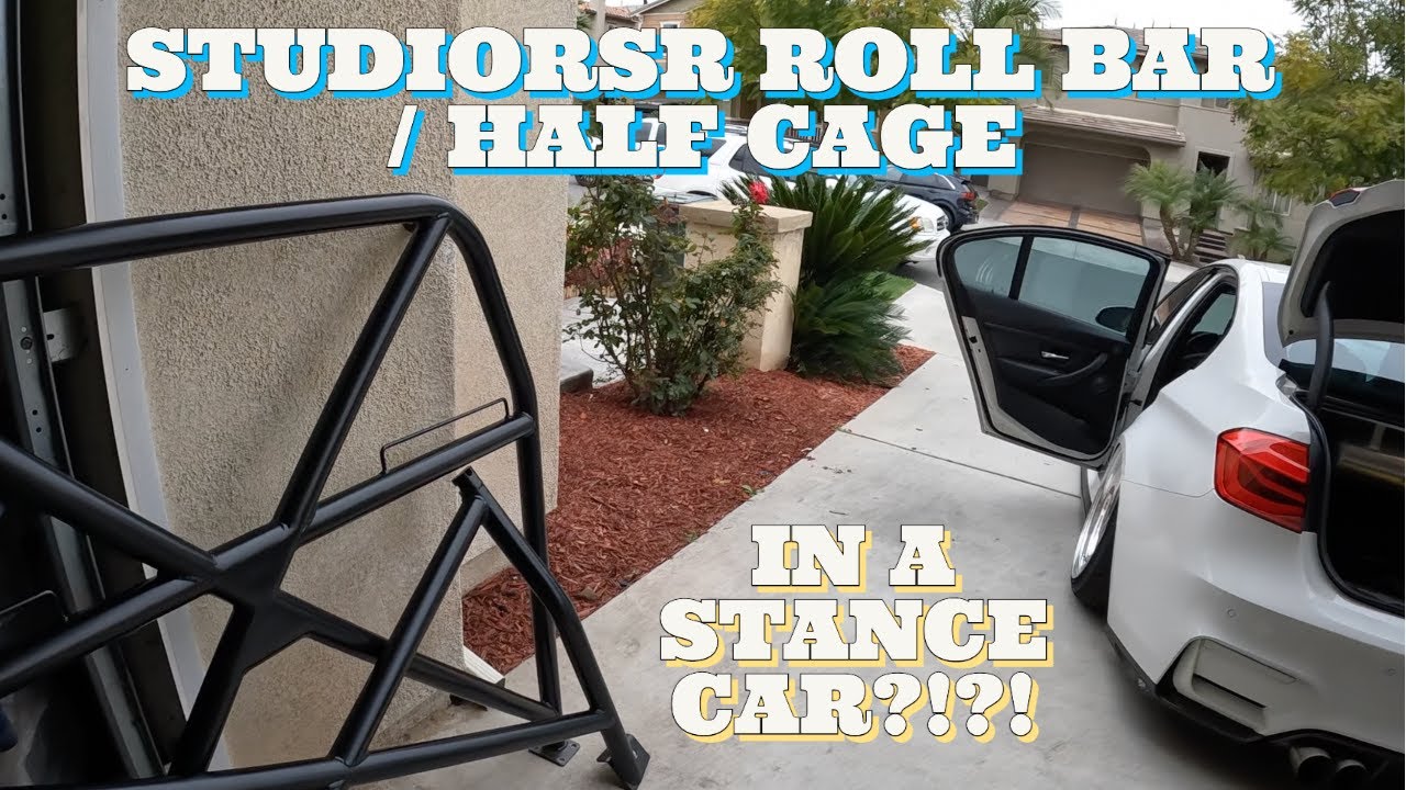Putting a StudioRSR Half Cage In My Stanced F80 M3!