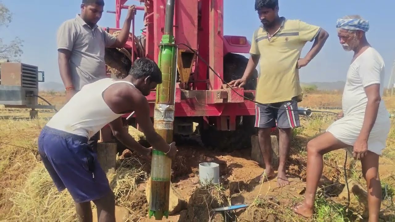 Tractor mounted bore well lifting machine 💪💪💪