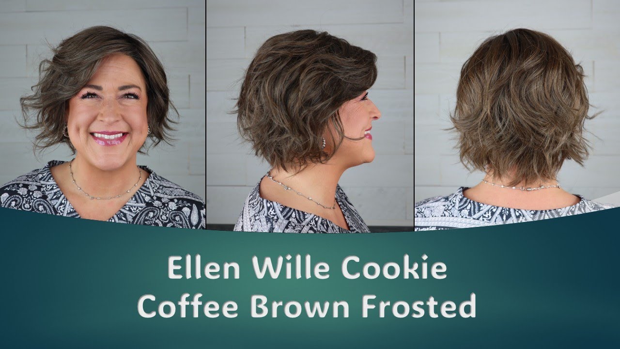 Ellen Wille now has a NEUTRAL to ASHY brunette!  Introducing Cookie in Coffee Brown Frosted 6.10.15!