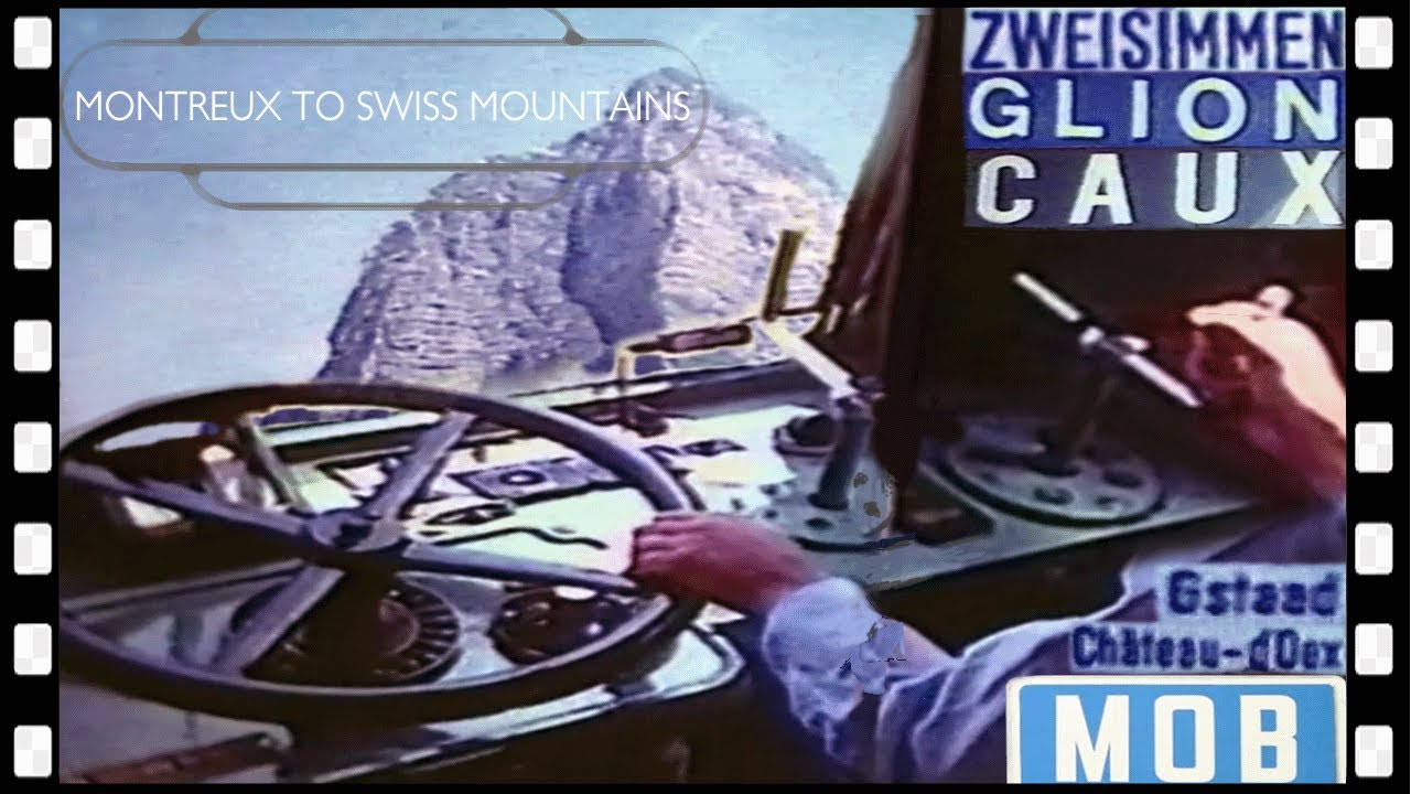 GoldenPass MONTREUX Swiss mountain railway MOB MVR 1958/81