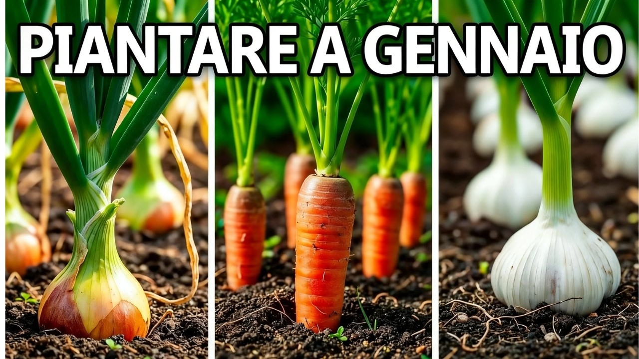 7 colture che devi piantare a gennaio per nutrire la tua famiglia per un anno