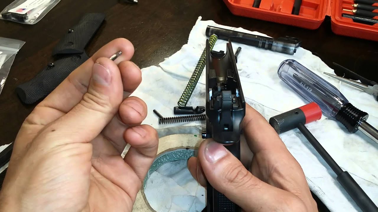 CZ 75 SP 01 Tactical Disassembly