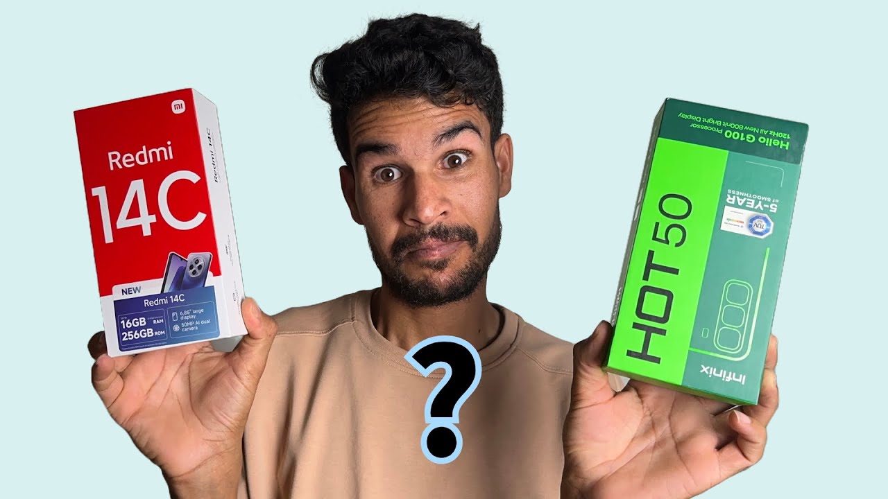 من الأفضل Redmi 14c vs Infinix Hot 50