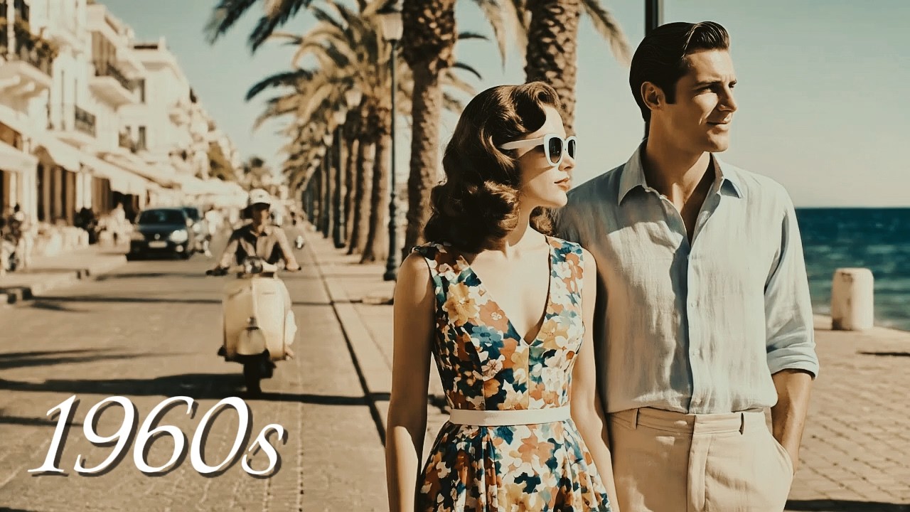 Amore, Cinquantacinque | Romantic Italian Song | Summer in the 1960s Riviera (Music Video)