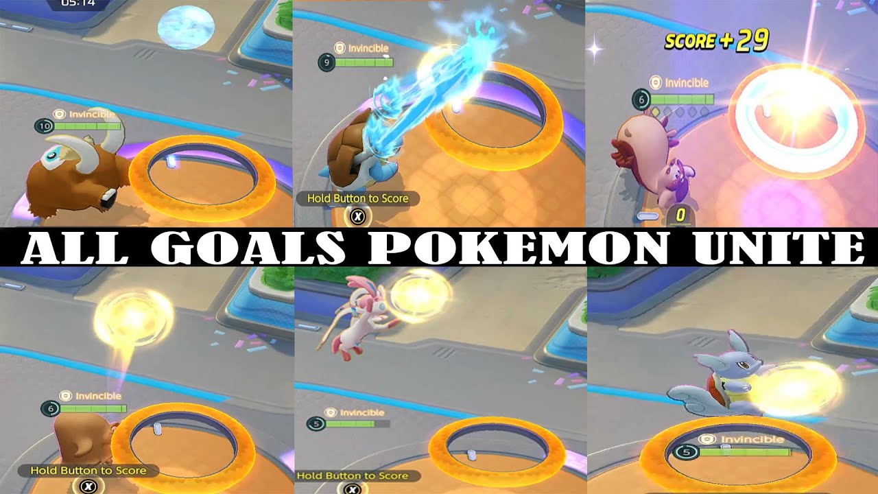 ALL GOAL ANIMATIONS | POKEMON UNITE (UPDATE)