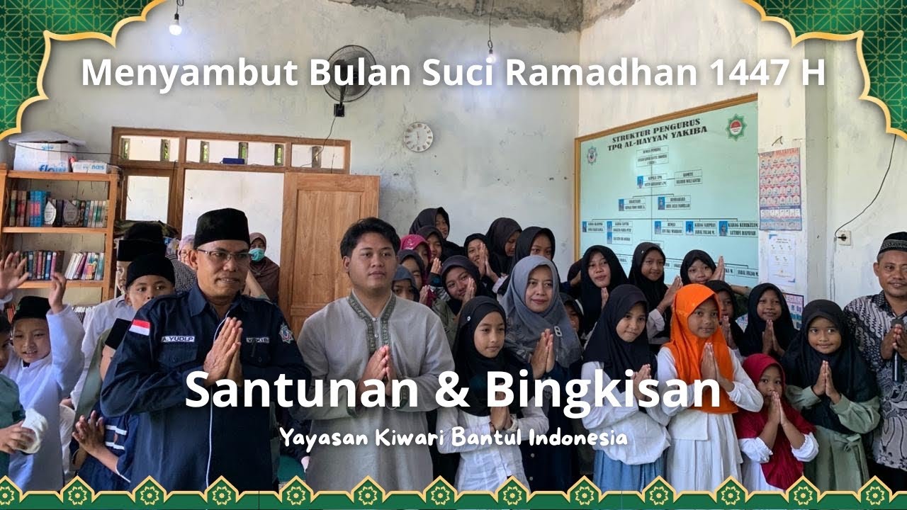 Spesial Santunan dan Bingkisan Lebaran Yayasan Kiwari Bantul Indonesia