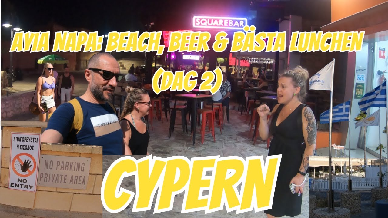 SEMESTERLIVET: Isaac Tavern Tips, Farmers Meze & Kvällsmat vid Sista Stängning | Ayia Napa Dag 2