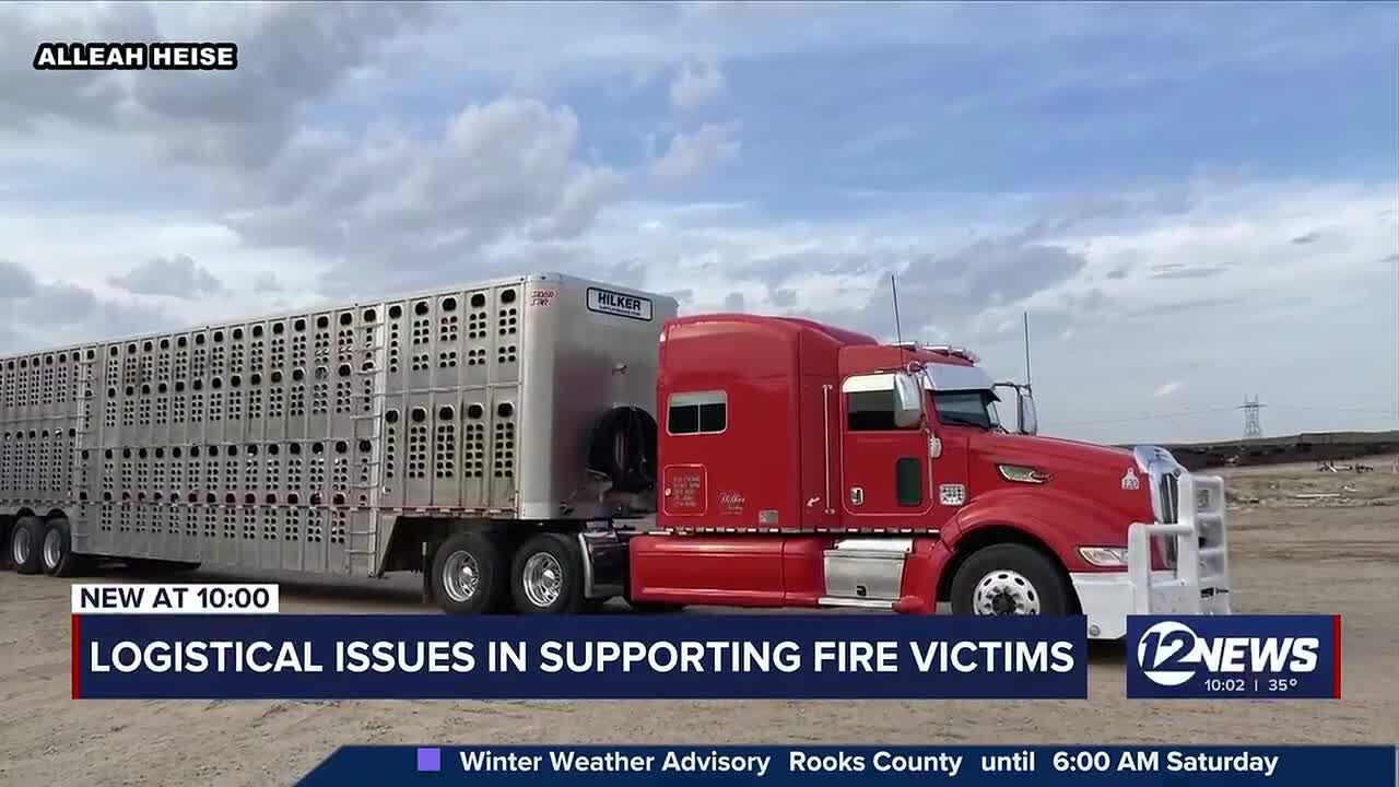 Logistical challenges of supporting wildfire victims