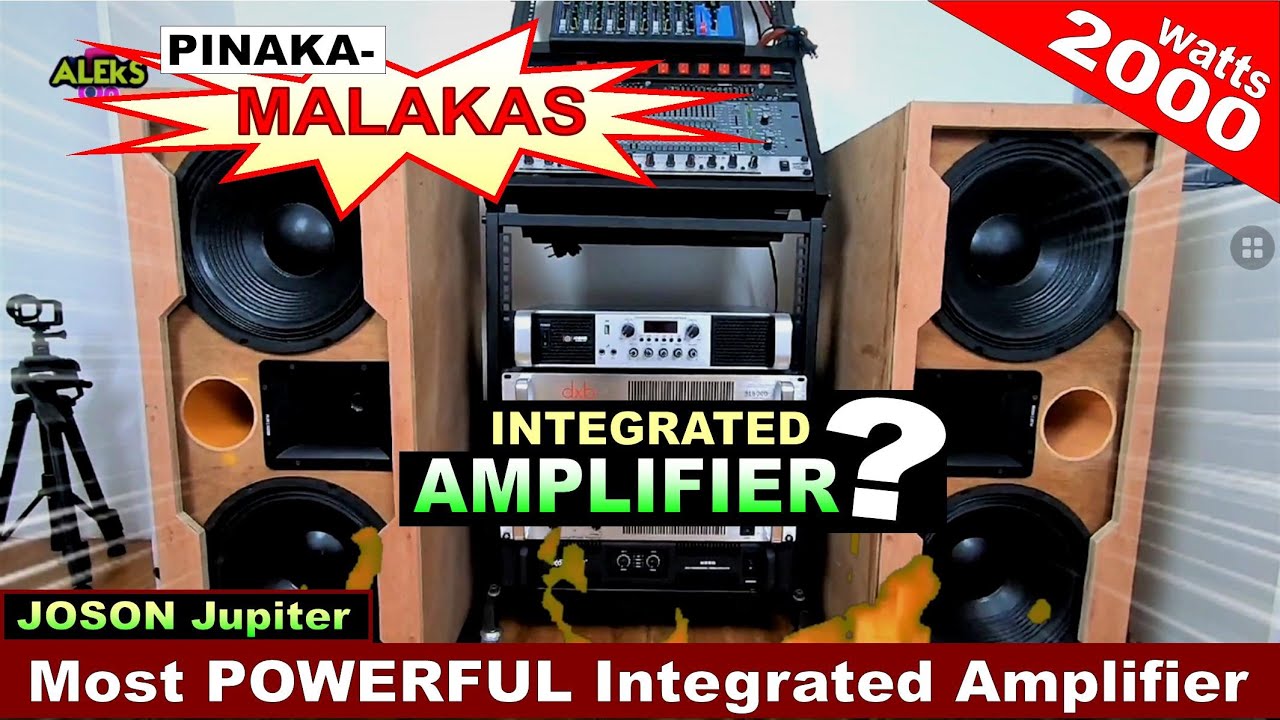 Pinaka MALAKAS na INTEGRATED AMPLIFIER 😱 JOSON JUPITER 😱 - Unboxing Review + Sound Test  |  Aleks On