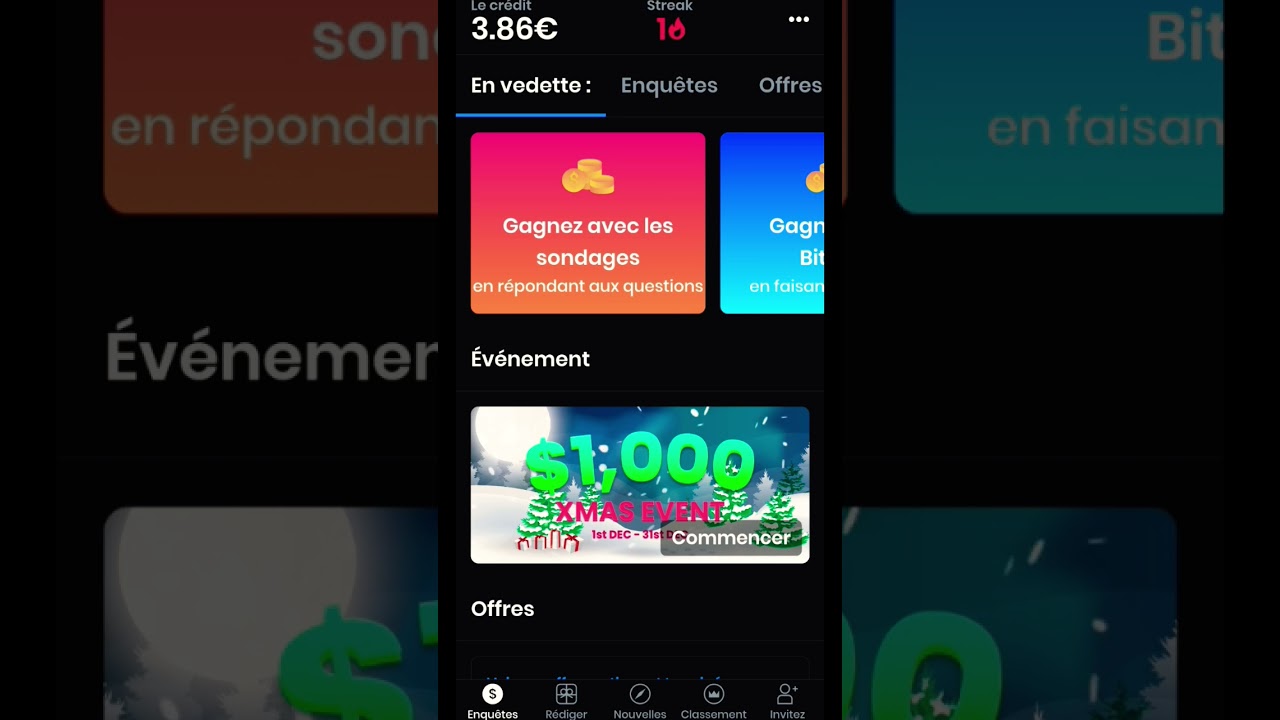 Comment avoir des cartes cadeaux gratuitement ?(⚠️ l'app est moins int&eacute;ressante maintenant (2024)⚠️)