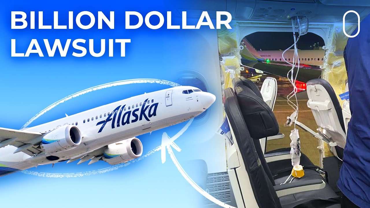 Boeing & Alaska Airlines Face $1 Billion Lawsuit By 3 Passengers After 737 MAX 9 Door Blowout